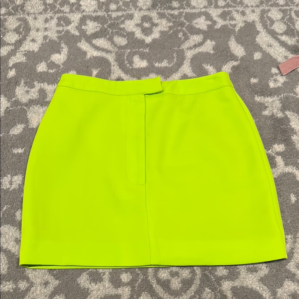 Bright Neon Green Skirt